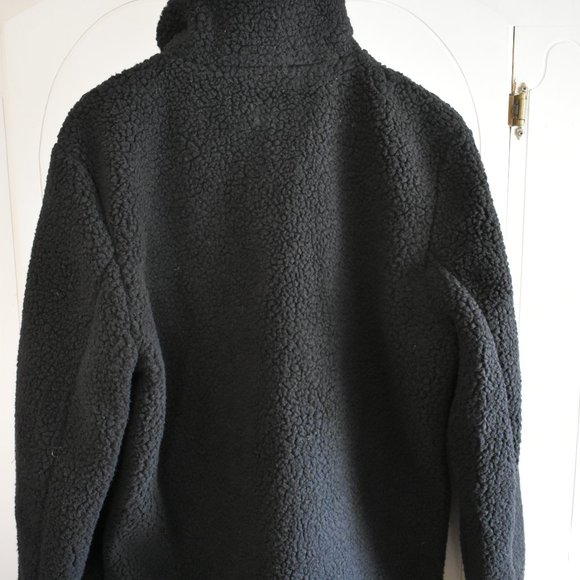 NWT Pendleton River Rock Sherpa Fleece Jacket L Black - Picture 5 of 15